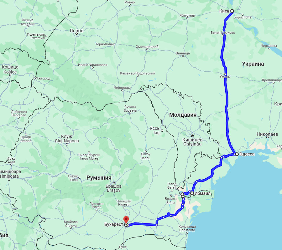 kiev-buharest